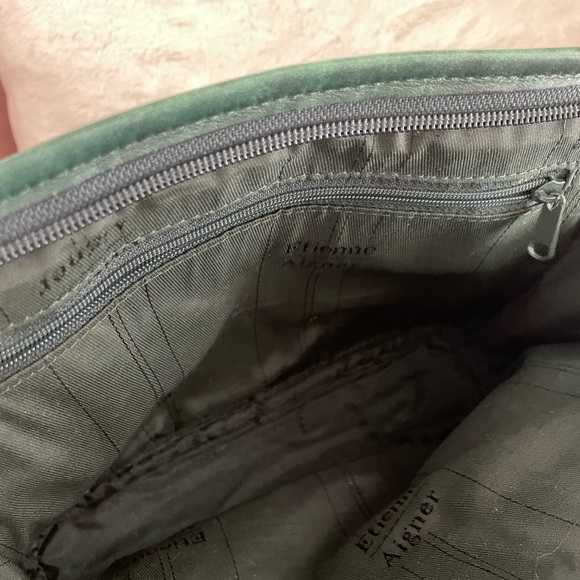 Rare Vintage Etienne Aigner Green Leather Purse Gold Detail Cross Body Handbag - Picture 5 of 7